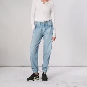 Rag & Bone Miramar Light Wash Jogger Jeans Cotton Terry